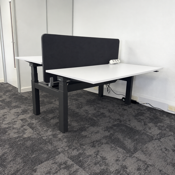 Used Steelcase Migration Electric Sit Stand Bench Desk