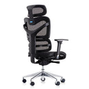 Dorsum - Full Specification Ergonomic Task Chair in Black Mesh with wireline technology