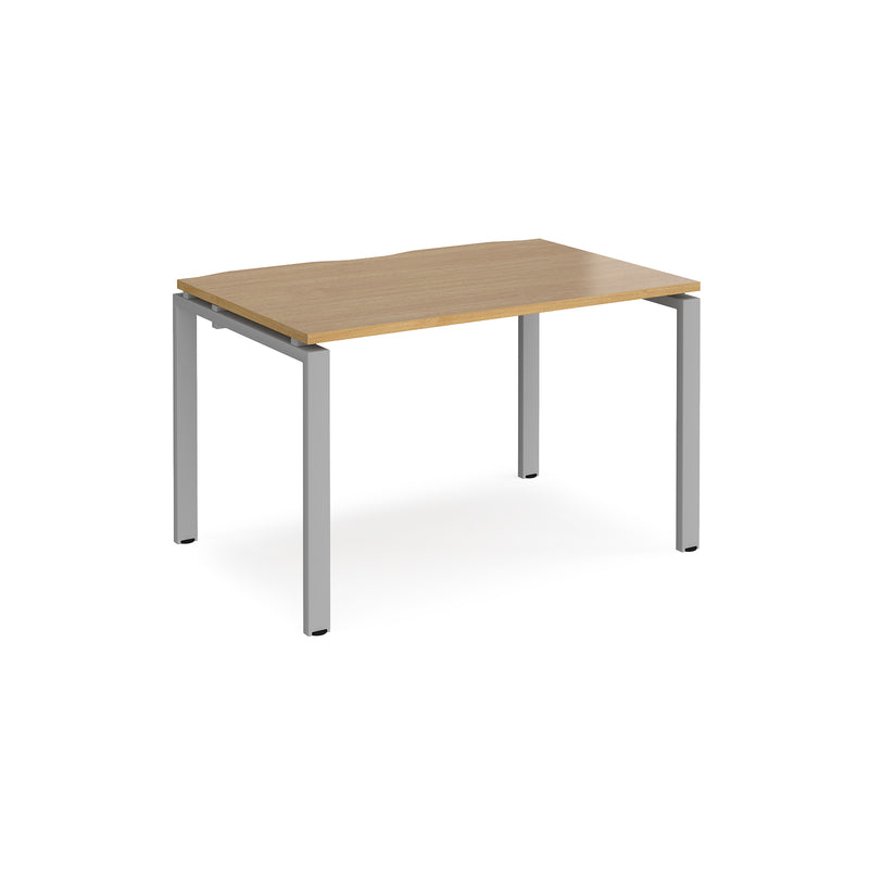 Adapt single desk 800mm depth - Oak