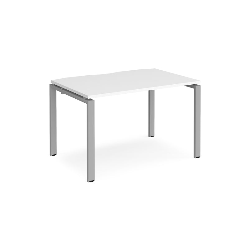 Adapt single desk 800mm depth - White