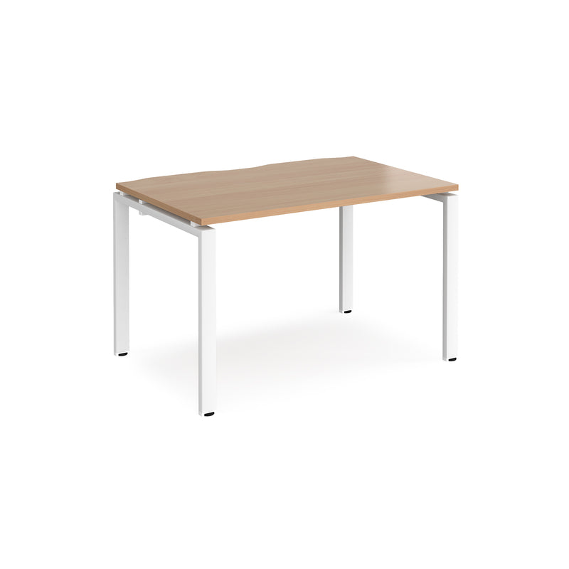 Adapt single desk 800mm depth - Beech