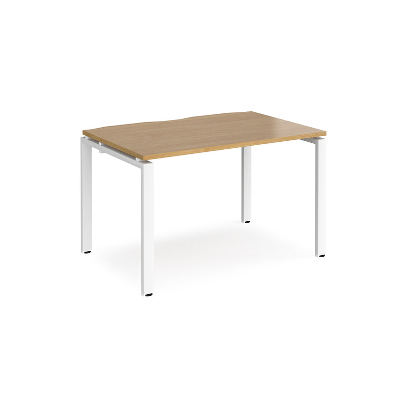 Adapt single desk 800mm depth - Oak