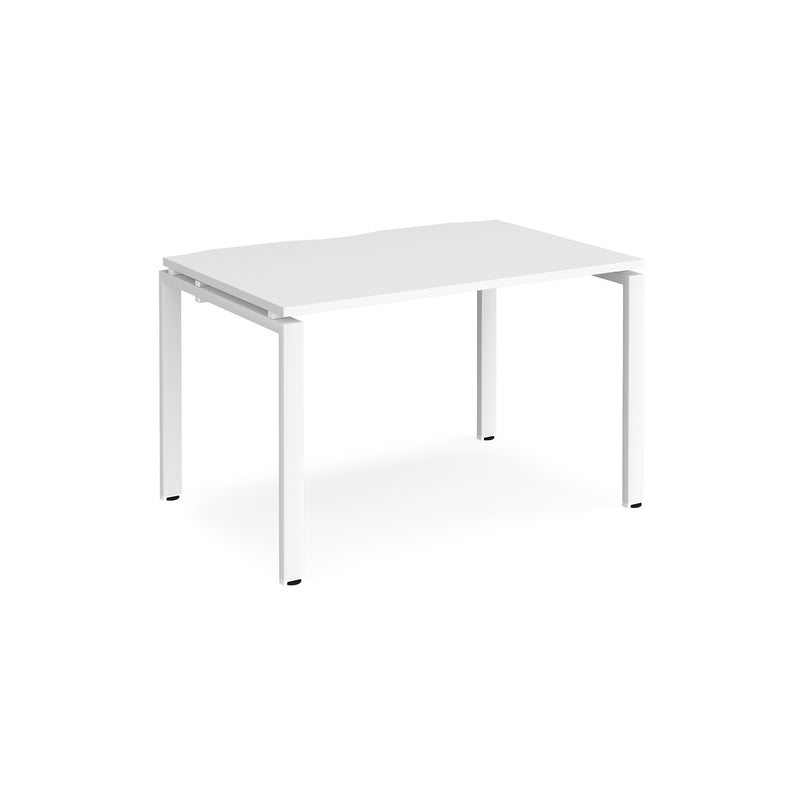 Adapt single desk 800mm depth - White