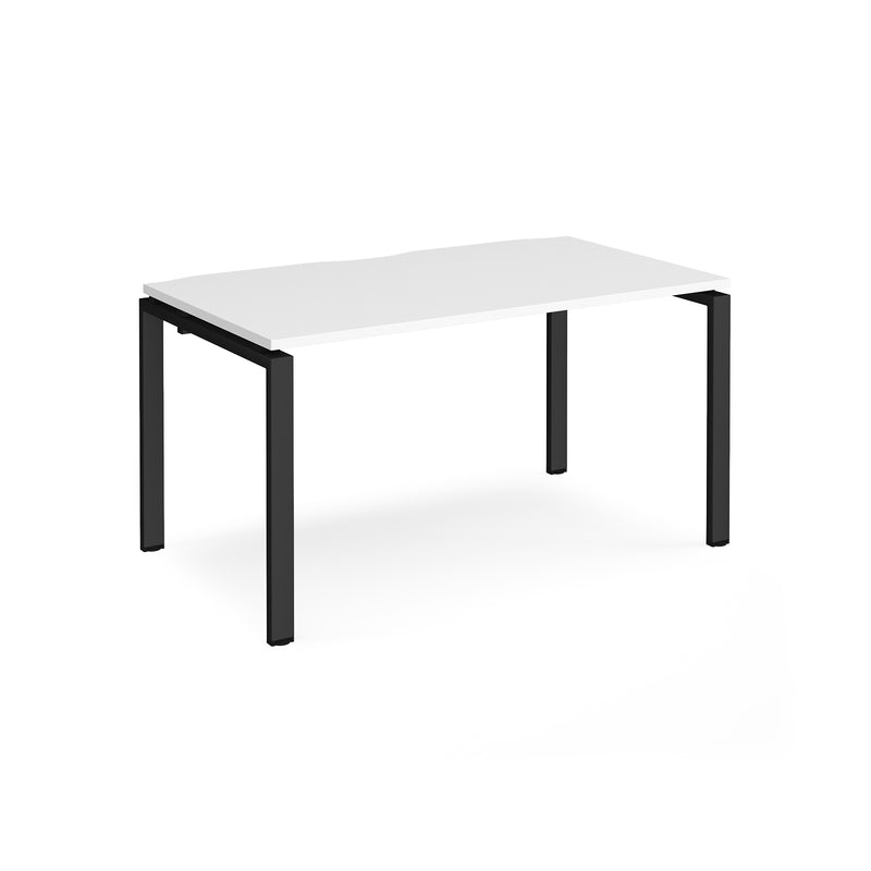 Adapt single desk 800mm depth - White