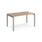 Adapt single desk 800mm depth - Beech
