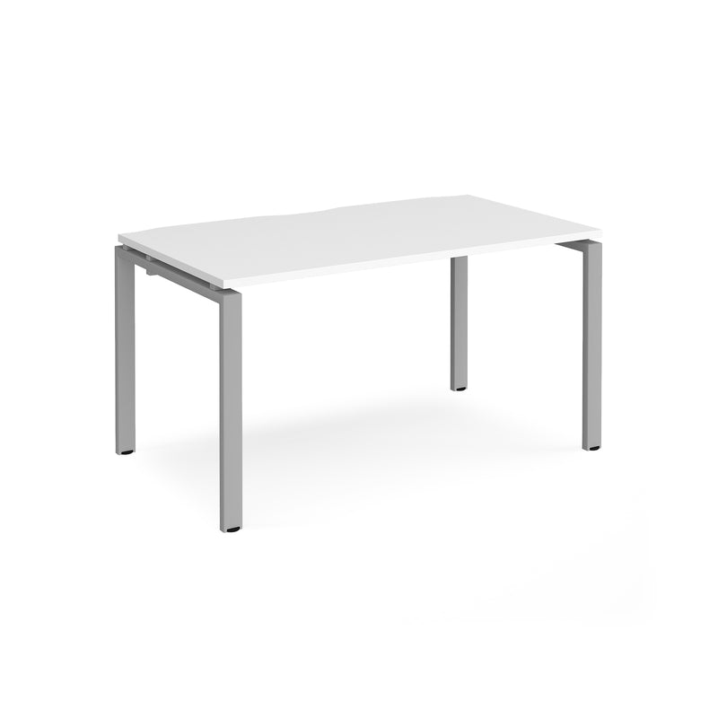 Adapt single desk 800mm depth - White