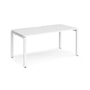 Adapt single desk 800mm depth - White