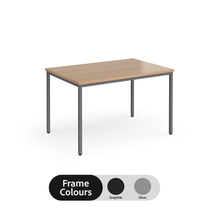 Flexi 25 square table with 800m depth - Beech