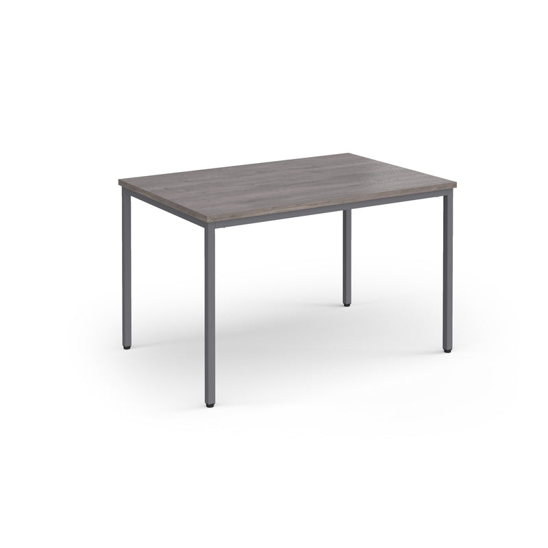 Flexi 25 square table with 800mm depth - Grey Oak