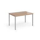 Flexi 25 square table with 800m depth - Beech