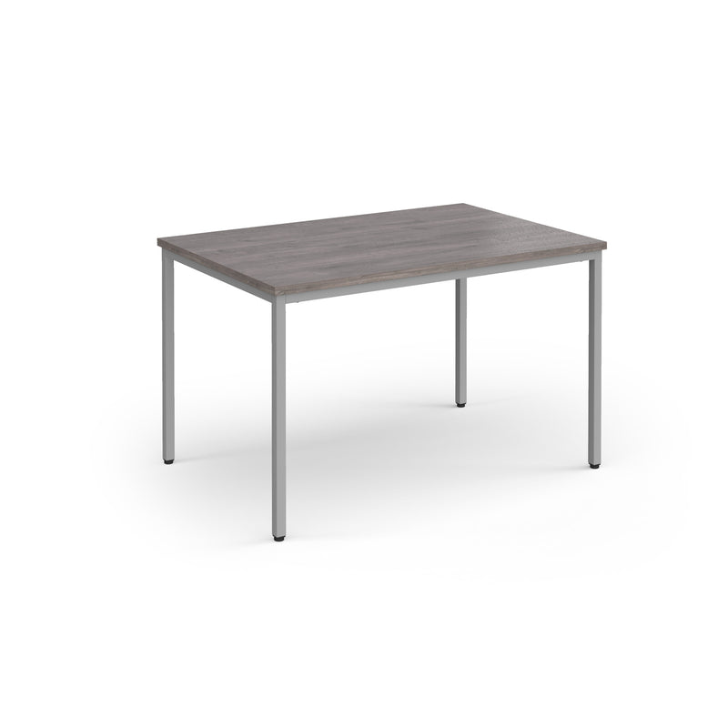 Flexi 25 square table with 800mm depth - Grey Oak