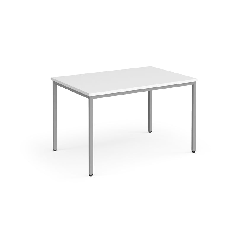 Flexi 25 square table with 800mm depth - White