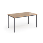 Flexi 25 square table with 800m depth - Beech