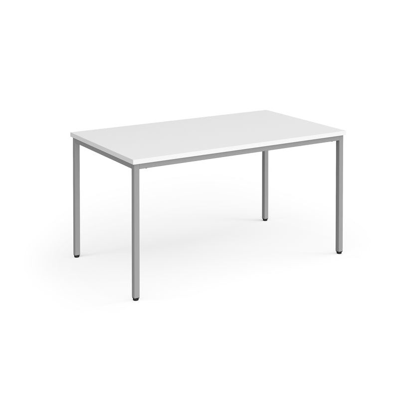 Flexi 25 square table with 800mm depth - White