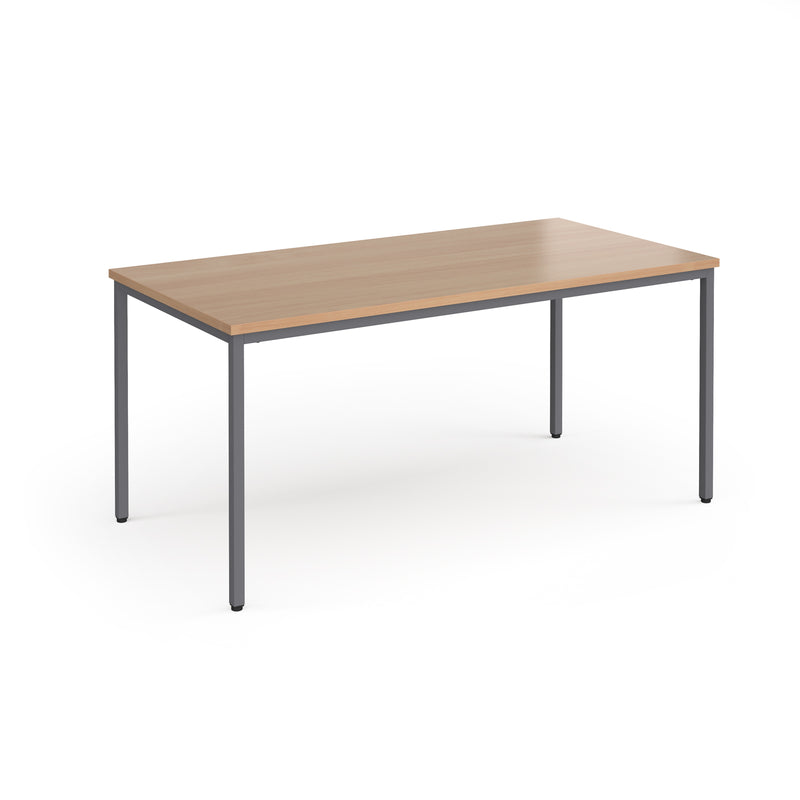 Flexi 25 square table with 800m depth - Beech