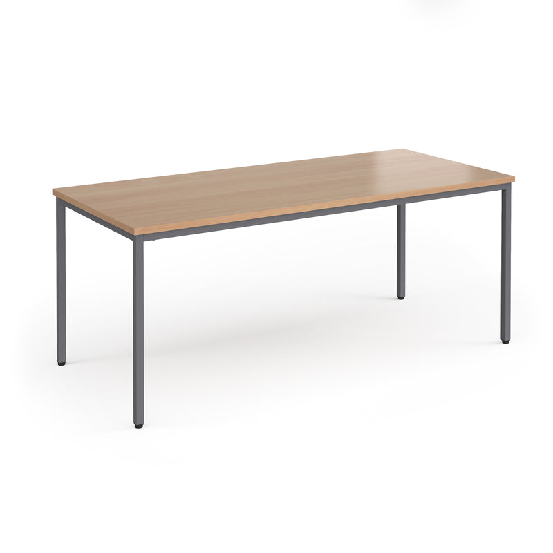 Flexi 25 square table with 800m depth - Beech