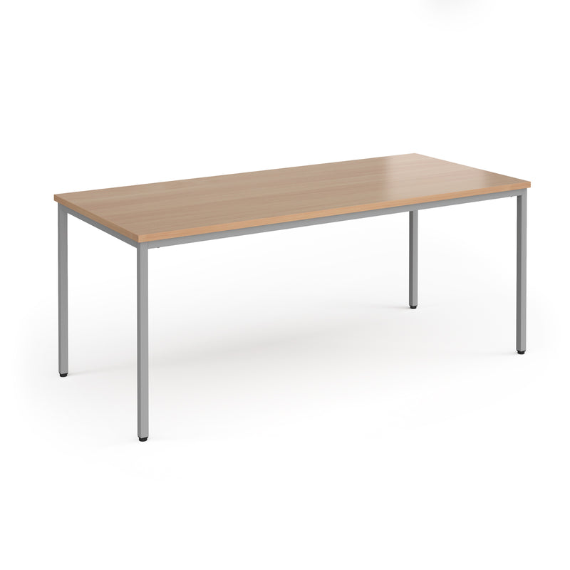 Flexi 25 square table with 800m depth - Beech