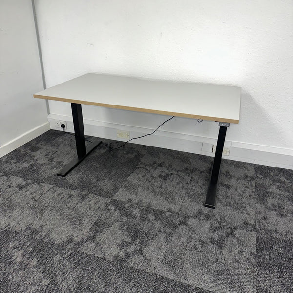 Used Dual Motor Electric Height Adjustable Desk with Cable Management