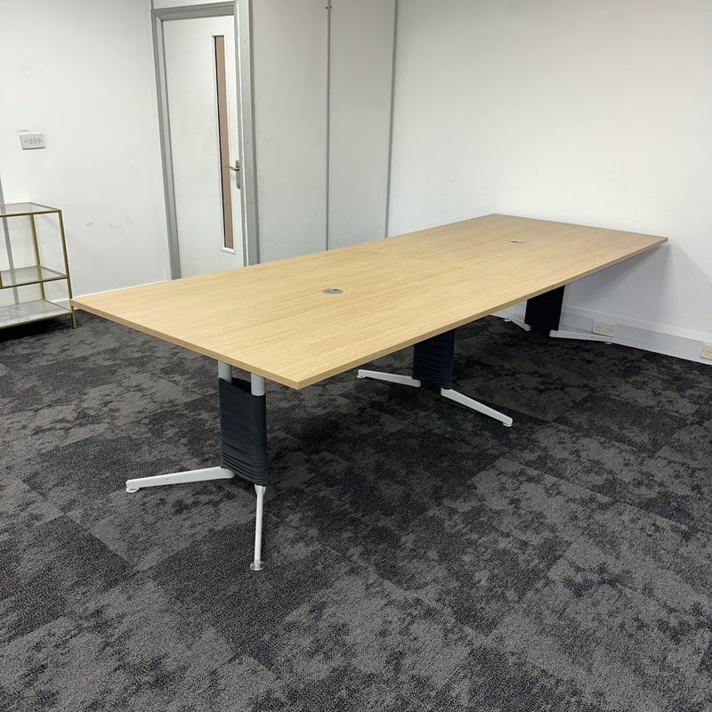Used Light Oak Meeting Table