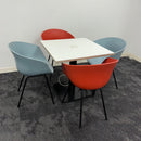 Used Hay Meeting Table Bundle With Power