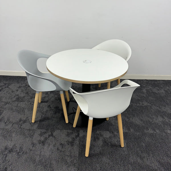 Used Senator Meeting Table Bundle With Power