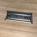 Used Narbutas Meeting Table With Power + 8 Verco Flux Chairs