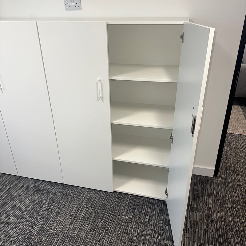 Used White Storage Cupboard