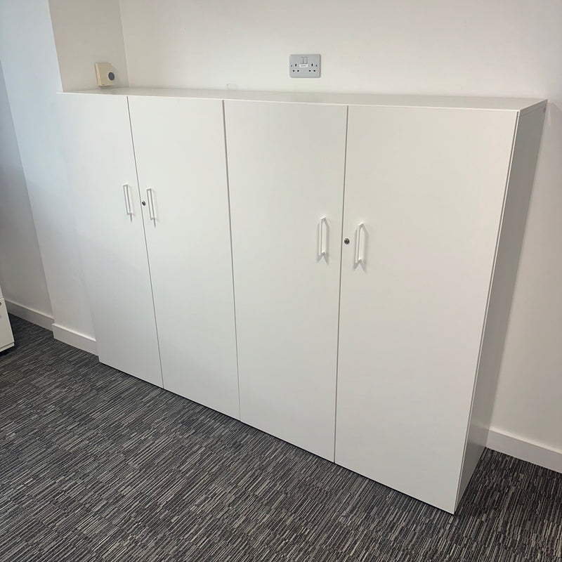 Used White Storage Cupboard