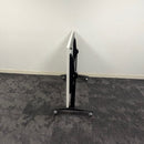 Used White Fliptop Table with Black Frame