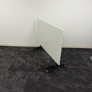 Used White Fliptop Table with Black Frame