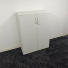 Used White Steelcase Storage Cupboard