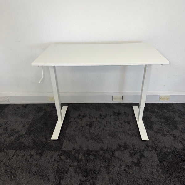 Used Manuel Height Adjustable Desk