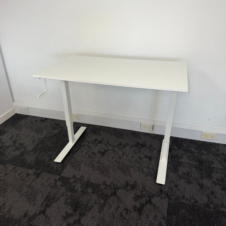 Used Manuel Height Adjustable Desk