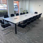 Used Sitland Large Meeting Table Bundle