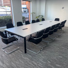 Used Sitland Large Meeting Table Bundle