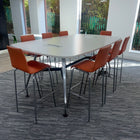 Used Vitra Ad Hoc High Table with Stools and Power