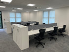 White Nova Bench Desks 1200x800 - Available in Banks of 2,4,6,8 Etc