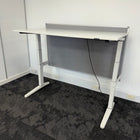 Used Steelcase Ology Height Adjustable Desk with Screen and Cable Tray