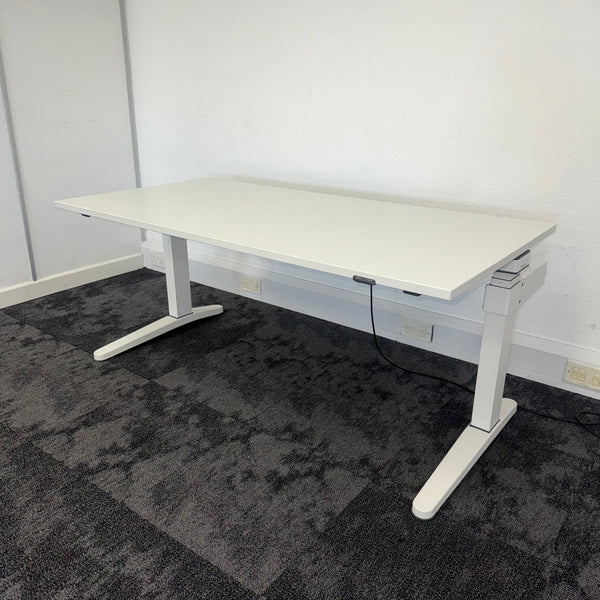 Used Steelcase Ology Height Adjustable Desk with Cable Tray