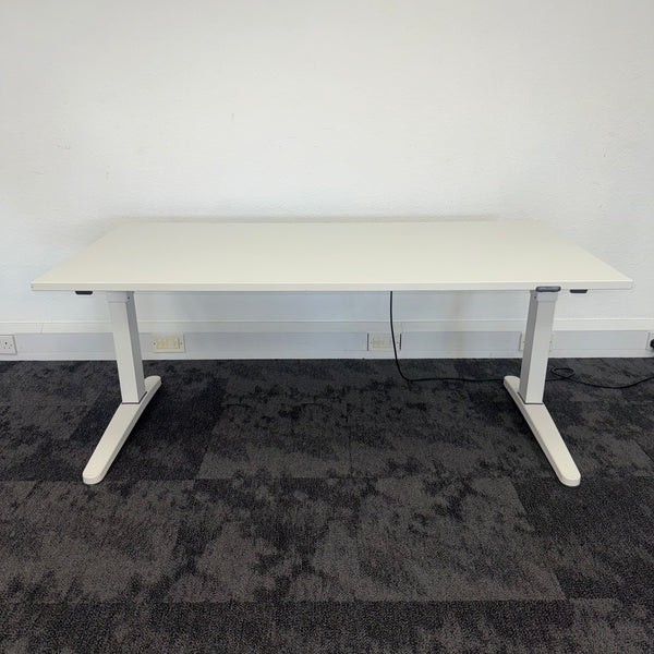 Used Steelcase Ology Height Adjustable Desk with Cable Tray