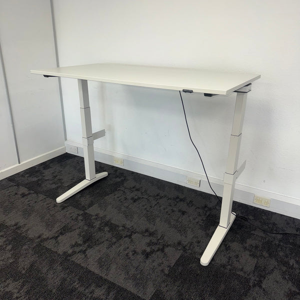 Used Steelcase Ology Height Adjustable Desk with Cable Tray