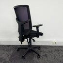 Used Adjustable Black Mesh Task Chair