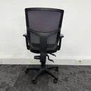 Used Adjustable Black Mesh Task Chair