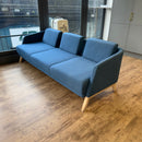 Used Walter Upholstered Wooden Leg 3 Seater Sofa