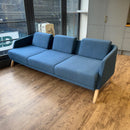 Used Walter Upholstered Wooden Leg 3 Seater Sofa