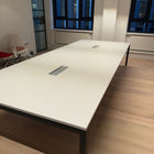 Used Herman Miller Large White Meeting Table