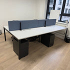 Used Herman Miller Bench Desk Complete Setup