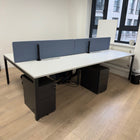 Used Herman Miller Bench Desk Complete Setup