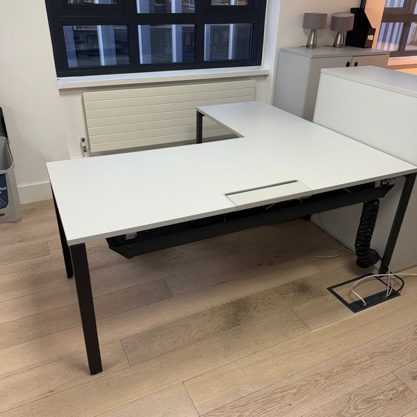 Used Herman Miller Managers Desk with Pedestal and Cable Tray