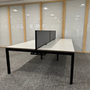 Used Senator Chemistry White Bench Desk Set - Banks of 4,6,8